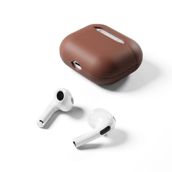 Epico Leather Case Airpods 3 - hnědá