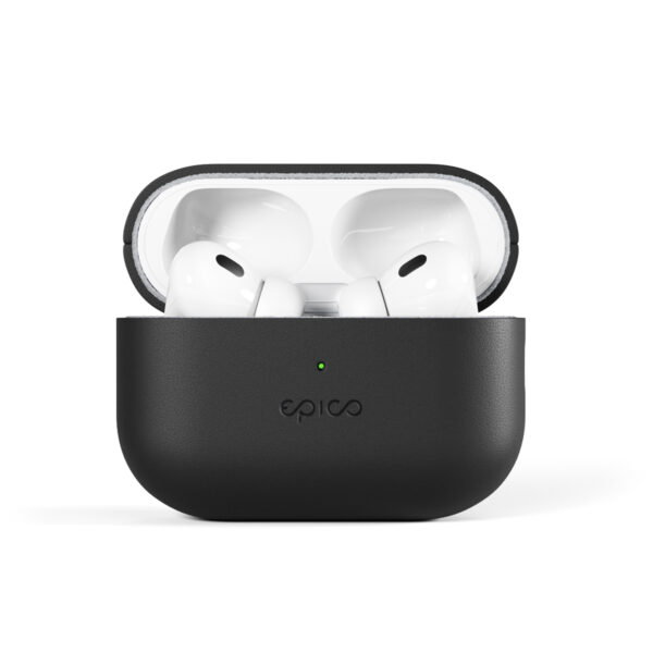 EPI-PH-C99-APPRO2-BLA-03 Epico Leather Case Airpods Pro 2 - černá