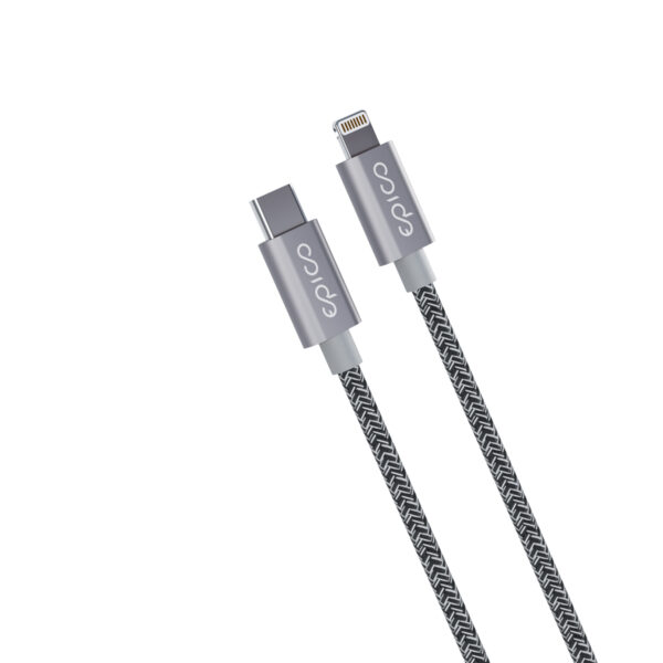 EPI-PH-CA02-01_s-1 Epico Fabric Braided Cable USB-C to Lightning 1.8m