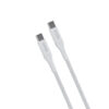 EPI-PH-CA29-01 Epico Braided PD Cable 1,2m USB-C to USB-C - bílá
