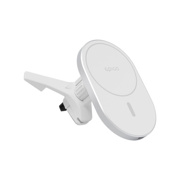 Epico Ellipse MagSafe Car Charger - stříbrná