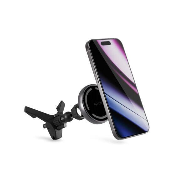 EPI-PH-CAR05-04 Epico Magnetic Wireless Car Charger - šedá