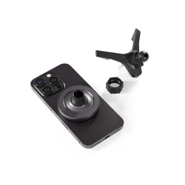 EPI-PH-CAR05-05 Epico Magnetic Wireless Car Charger - šedá