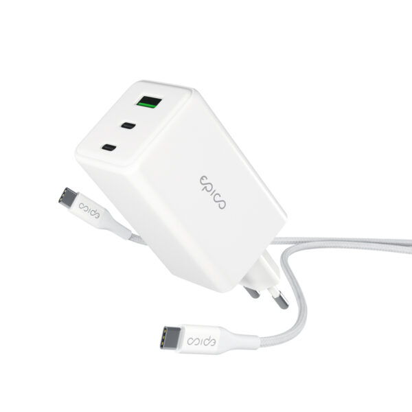 Epico GaN 100W adaptér EA100 s 1,2 m USB-C kabelem
