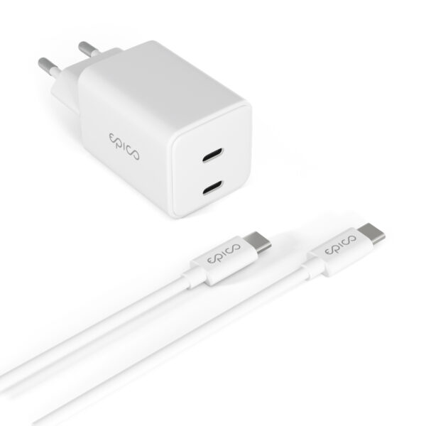 Epico GaN 45W adaptér EA45 s 1,2 m USB-C kabelem