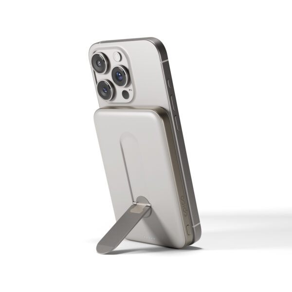 Epico Qi2 5000mAh Alu Mag+ Stand PB EM52 - titan