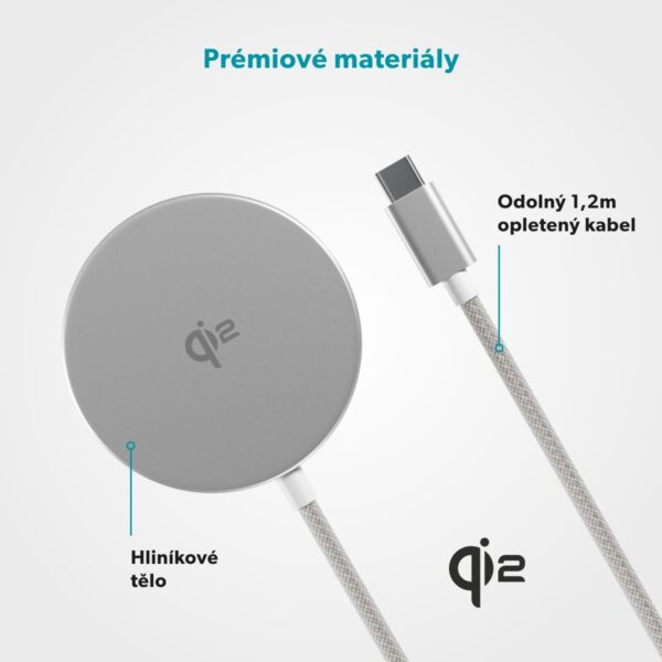 Epico UltraBase Qi2 Mag+ bezdrátová nabíječka EO50