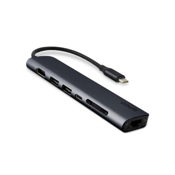 EPI-PH-HUB18-MID-2_s Epico 7v1 hliníkový USB-C 8K hub - inkoustová