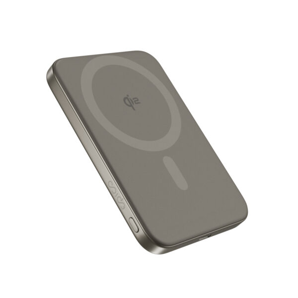 Epico Qi2 5000mAh Alu Mag+ PowerBanka EM51 -titan