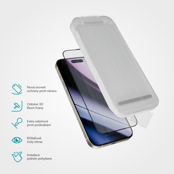 Epico ImpactCeramic sklo pro iPhone 14 Pro Max / 15 Plus / 16 Plus