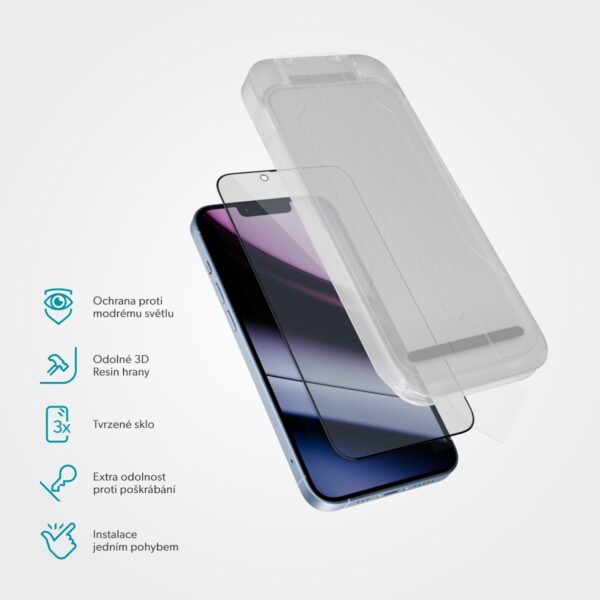 Epico Antiblue ochranné sklo - iPhone 13/14/16e