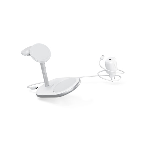 Epico 3v1 nabíjecí stojánek  - bílý