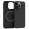 ER POWER Silikonový kryt CARNEVAL SNAP pro iphone 14 Pro Max s MagSafe - Černá