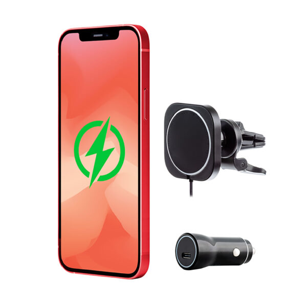 ER POWER Bezdrátová MagSafe nabíječka do ventilace 15W/20W