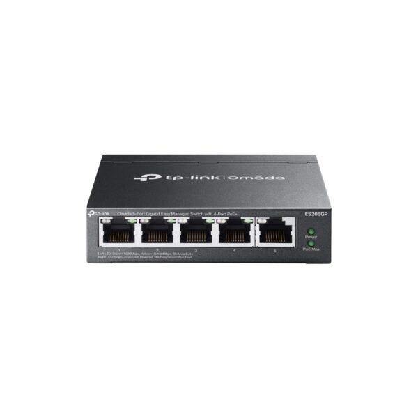 ES205GP_main_s TP-Link ES205GP 5xGb (4POE+) 65W Easy managed Switch