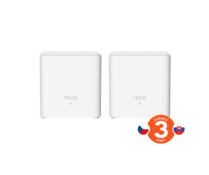 EX3_2pack_01za_s Tenda Nova EX3 (2-pack) WiFi6 AX1500 Mesh Gigabit system, 4xGLAN/GWAN, WPA3, VPN, SMART CZ aplikace