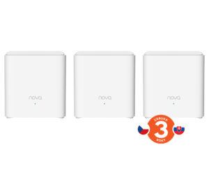 EX3_3pack_01za_s Tenda Nova EX3 (3-pack) WiFi6 AX1500 Mesh Gigabit system, 6xGLAN/GWAN, WPA3, VPN, SMART CZ aplikace