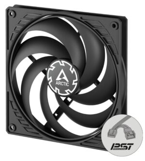 F14SLIMPWM_s ARCTIC P14 Slim PWM PST – 140mm Pressure optimized case fan | Slim Profile | PWM controlled speed wi