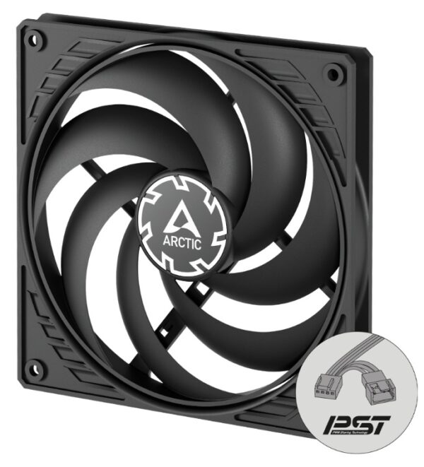 F14SLIMPWM_s ARCTIC P14 Slim PWM PST – 140mm Pressure optimized case fan | Slim Profile | PWM controlled speed wi