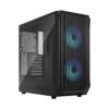 Fractal Design Focus 2 RGB Black TG Clear Tint/Midi Tower/Transpar./Černá
