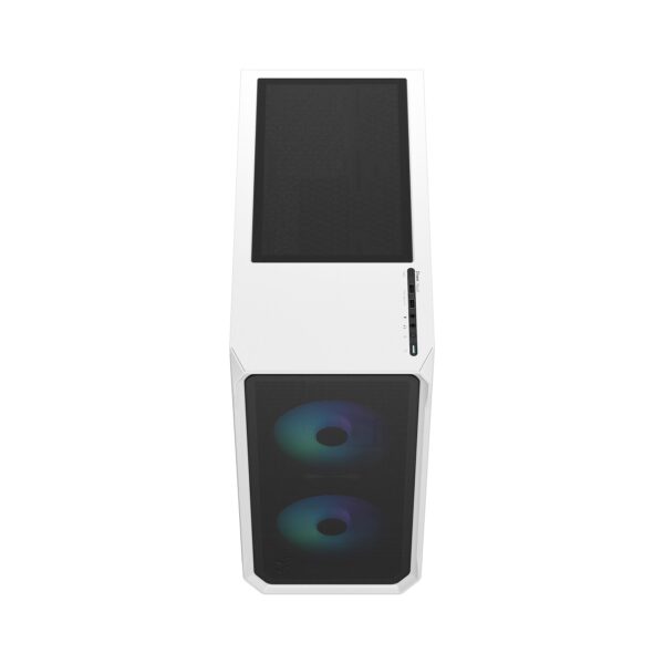 Focus_2_RGB_White_TGC_7-Front-Above Fractal Design Focus 2 RGB White TG Clear Tint/Midi Tower/Transpar./Černá a bílá