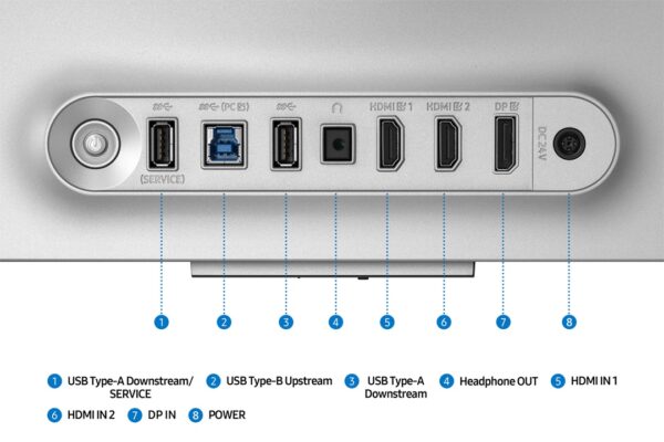 Samsung Odyssey OLED G8/LS32FG810SUXEN/32"/OLED/4K UHD/240Hz/0,03ms/Silver/2R