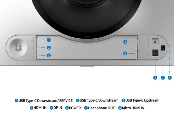 Samsung Odyssey OLED G9/LS49DG910SUXEN/49"/OLED/5120x1440/144Hz/0,03ms/Silver/2R