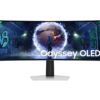 G93SD_001_Front_Silver_s-1 Samsung Odyssey OLED G9/LS49DG934SUXEN/49"/OLED/5120x1440/240Hz/0,03ms/Silver/2R