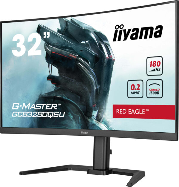 iiyama G-Master/GCB3280QSU-B2/31,5"/VA/QHD/180Hz/0,2ms/Black/3R