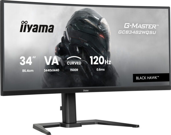 iiyama G-Master/GCB3482WQSU-B1/34"/VA/wQHD/120Hz/0,6ms/Black/3R