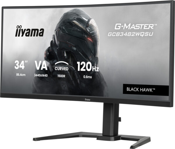 iiyama G-Master/GCB3482WQSU-B1/34"/VA/wQHD/120Hz/0,6ms/Black/3R