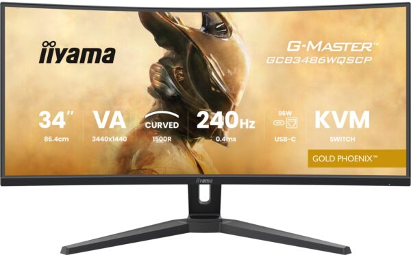 GCB3486WQSCP-B1-10-_s-1 iiyama G-Master/GCB3486WQSCP-B1/34"/VA/wQHD/240Hz/0,4ms/Black/3R