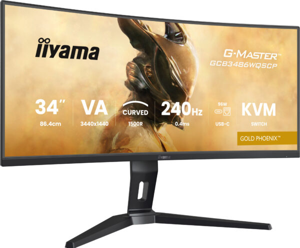 GCB3486WQSCP-B1-20- iiyama G-Master/GCB3486WQSCP-B1/34"/VA/wQHD/240Hz/0,4ms/Black/3R