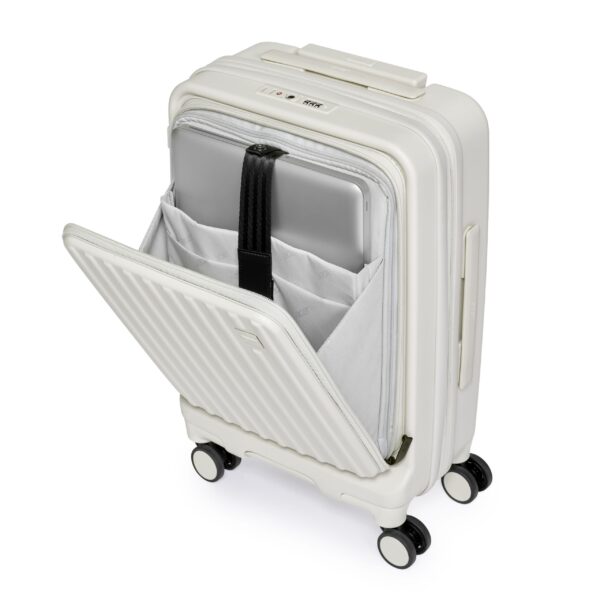 Acer cestovní kufr Barcelona,smetanově bílý,TSA