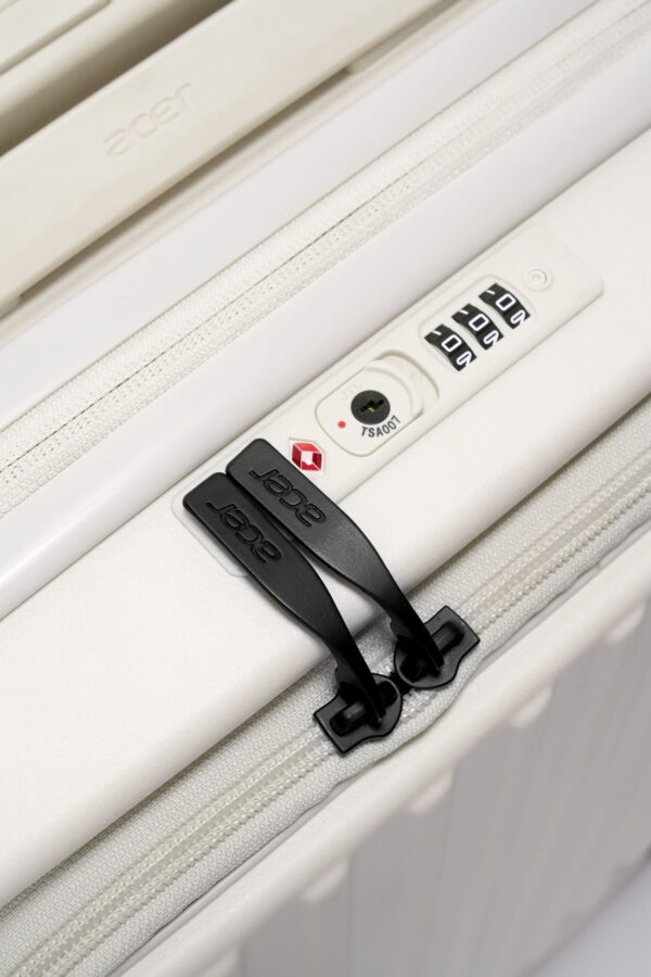 Acer cestovní kufr Barcelona,smetanově bílý,TSA