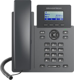 GRP2601_front_s-1 Grandstream GRP2601P SIP telefon, 2,21" LCD displej, 2 SIP účty, 100Mbit port, PoE