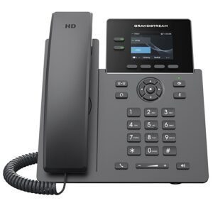 GRP2610_1_s-1 Grandstream GRP2610P SIP telefon, 2 linky, 8 VPK, barevný LCD, 2 SIP účty, PoE