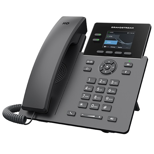 Grandstream GRP2610P SIP telefon, 2 linky, 8 VPK, barevný LCD, 2 SIP účty, PoE