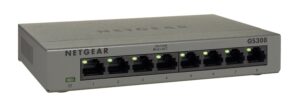 GS308_s NETGEAR 8PT GE UNMANAGED SW METAL LP, GS308