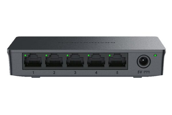 GWN7700_4_s Grandstream GWN7700 Unmanaged Network Switch 5x 1Gbps, QoS, IGMP