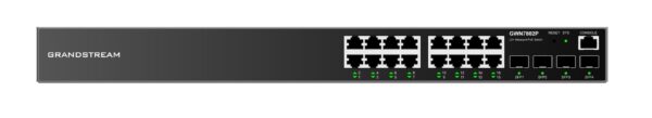 Grandstream GWN7802P L2+ Managed Network Switch 16x 1Gb RJ45, 4x SFP, PoE, DHCP, QoS, VLAN