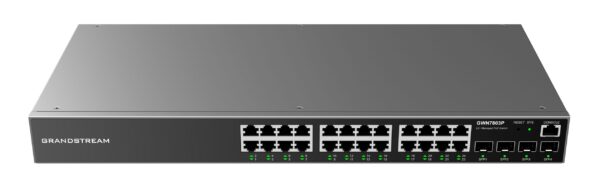 Grandstream GWN7803P L2+ Managed Network PoE Switch 24x 1Gb RJ45, 4x SFP, DHCP, QoS, VLAN