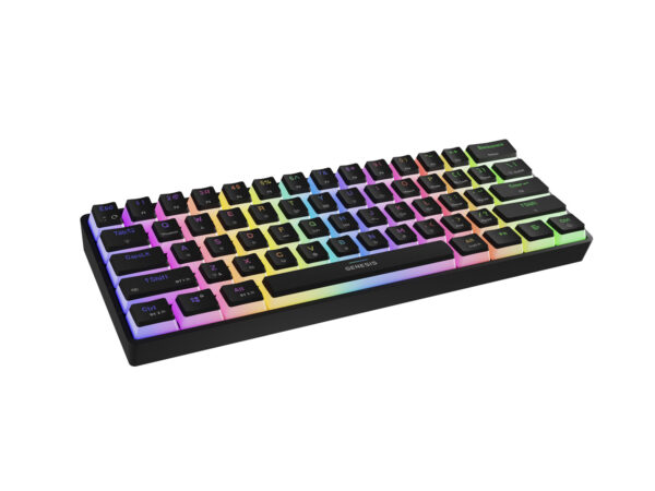 Genesis herní klávesnice THOR 660 G2/Gateron Brown/USB+BT/US layout/Bílá