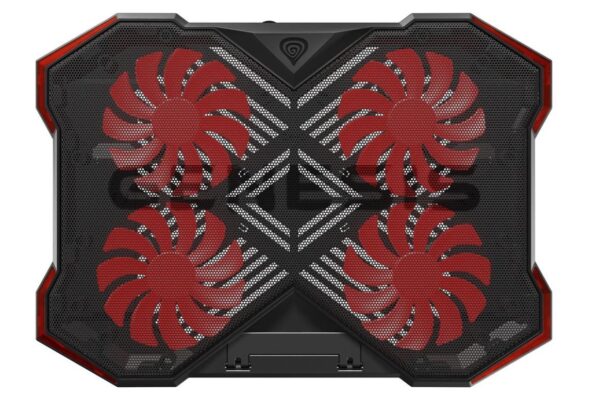 Genesis_1_s-1 Chladící podložka pro NB Genesis OXID 260, LED, 15,6-17,3" 4xvětrák, 2xUSB