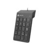 Goby-2-2 Numerická klávesnice Natec GOBY 2/Drátová USB/Černá