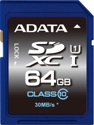 H-P-SDXC_UHS-I-U1-CL10X64GB_s ADATA/SDXC/64GB/UHS-I U1 / Class 10