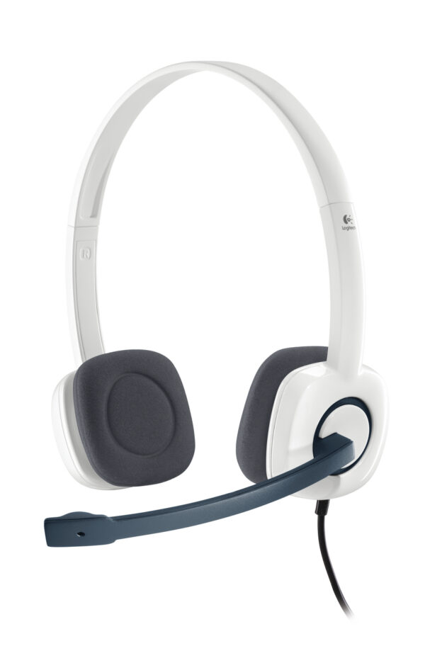 sada Logitech Stereo Headset H150, Coconut