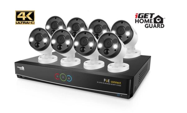 HGNVK-164908_1-small_s-1 iGET HGNVK164908 - Kamerový UltraHD 4K PoE set, 16CH NVR + 8x IP 4K kamera, zvuk, SMART W/M/Andr/iOS