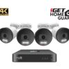iGET HGNVK88504 - Kamerový UltraHD 4K PoE set, 8CH NVR + 4x IP 4K kamera, zvuk, SMART W/M/Andr/iOS