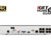 iGET HGNVK88504 - Kamerový UltraHD 4K PoE set, 8CH NVR + 4x IP 4K kamera, zvuk, SMART W/M/Andr/iOS